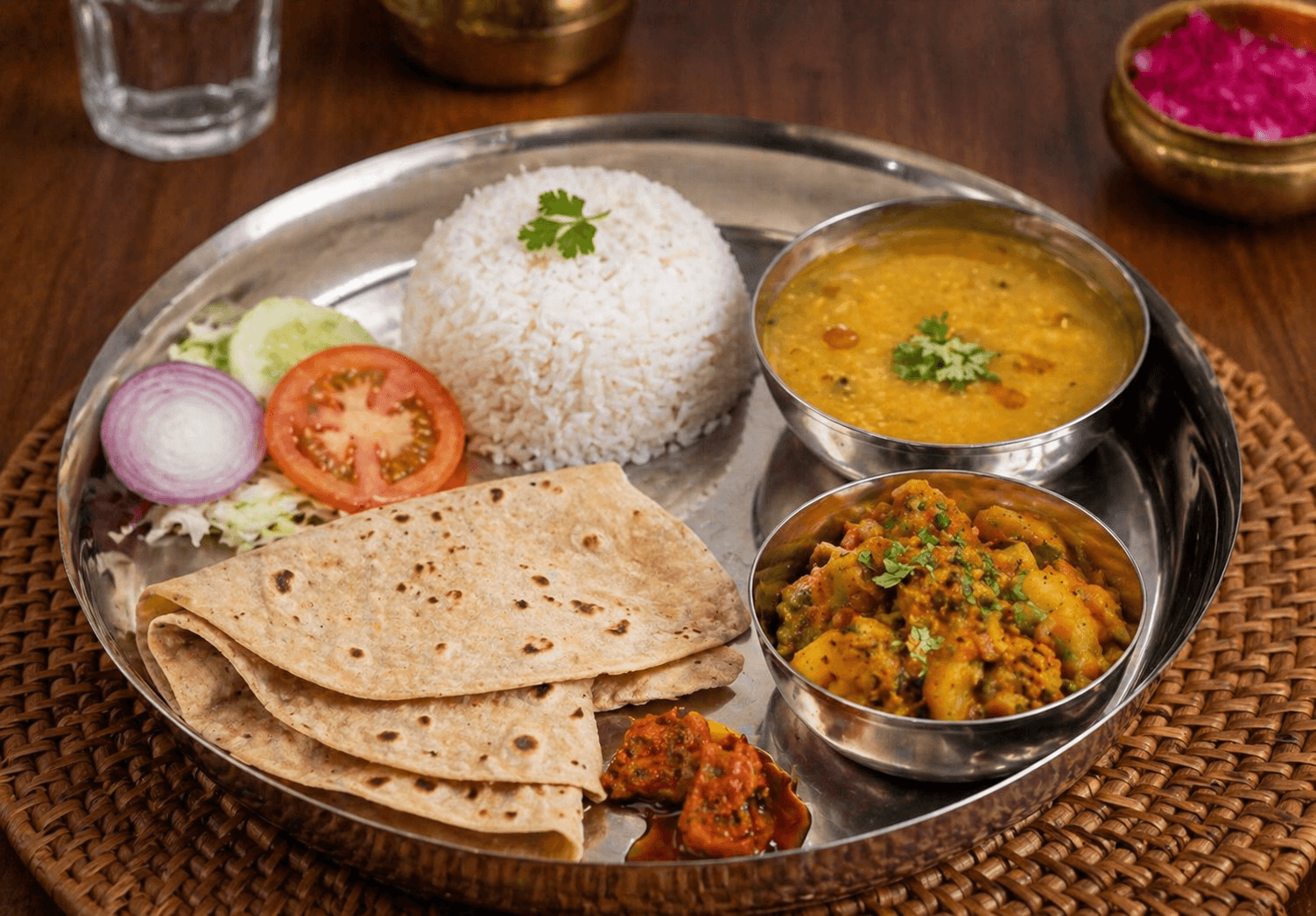 Basic Thali - Full Meal