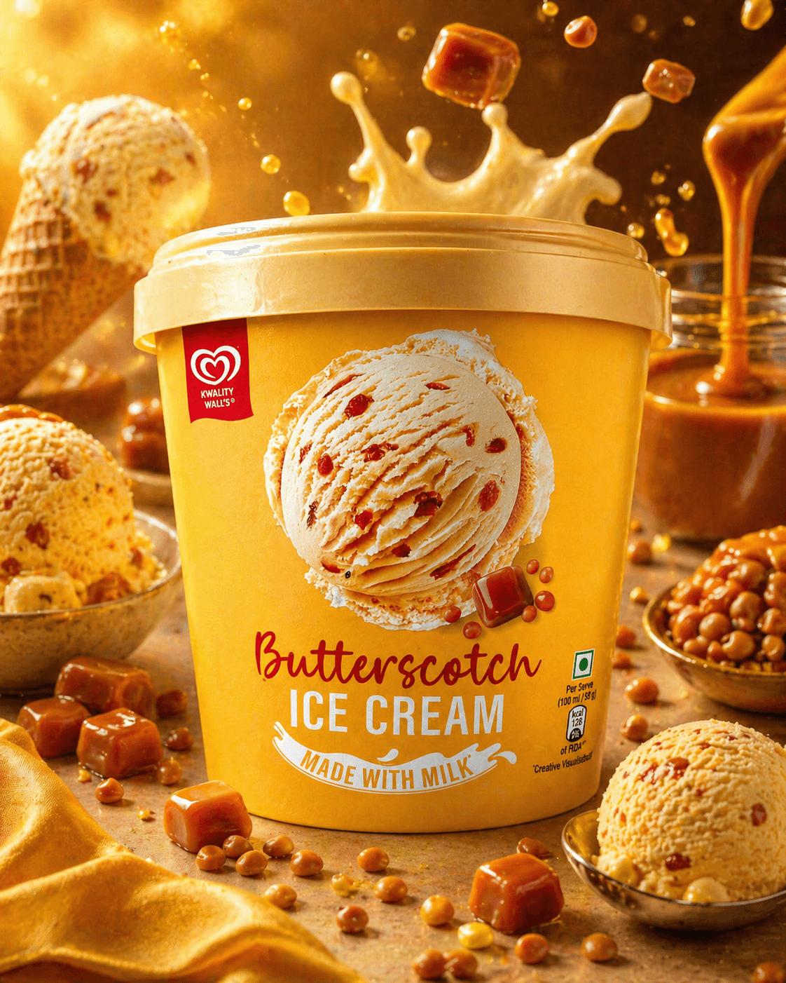 Butterscotch Premium Tub