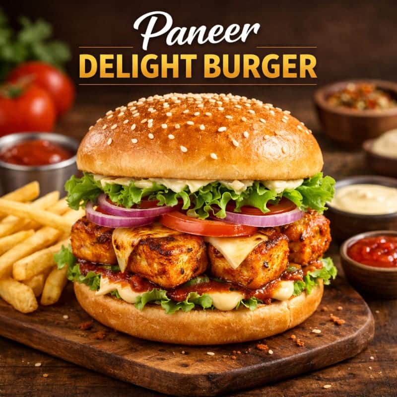 Paneer Delight Burger