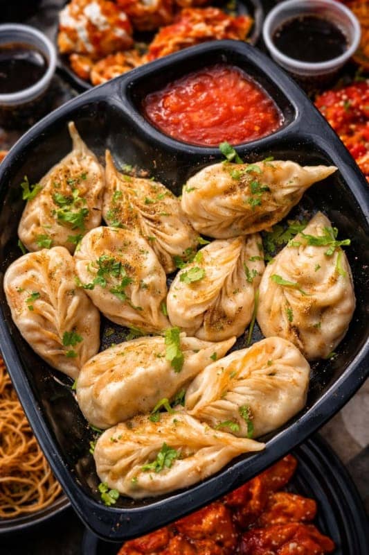 Himalayan Style Steamed Momos (8 Pcs)